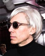 Andy Warhol Lookalike double Imitator