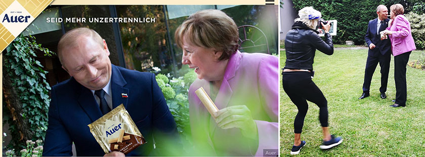 AUER-Waffeln Werbespot mit Merkel