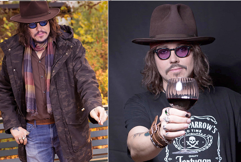 Johnny Depp Double Rouven