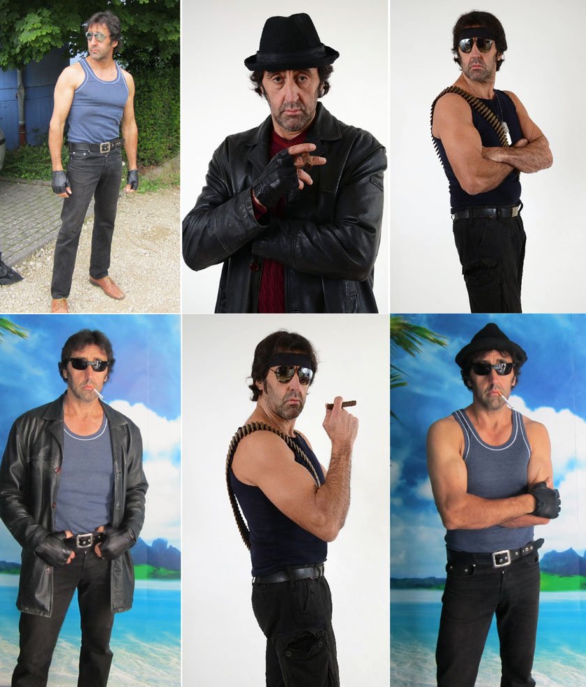 Sylvester Stallone / Rambo Collage