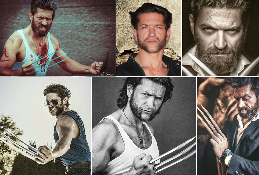 Wolverine/Hugh Jackman Collage